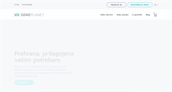 Desktop Screenshot of geneplanet.si