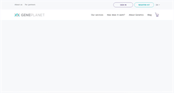 Desktop Screenshot of geneplanet.com